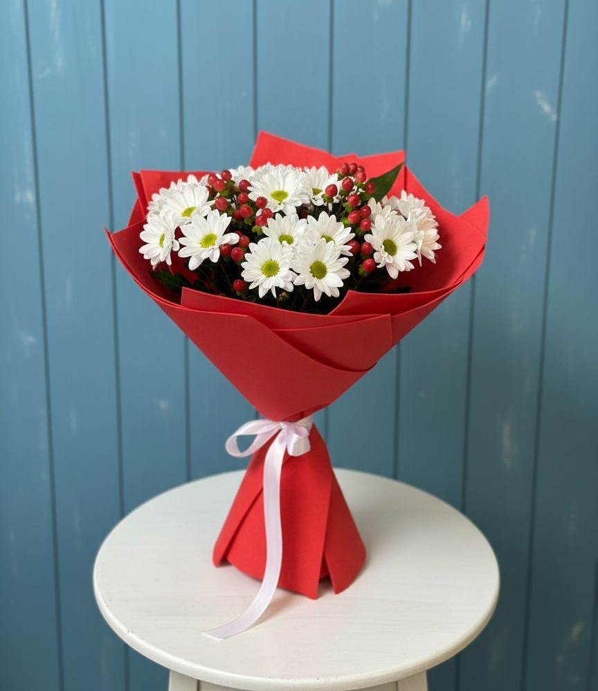 Букет цветов из: Хризантемы в Нюксенице