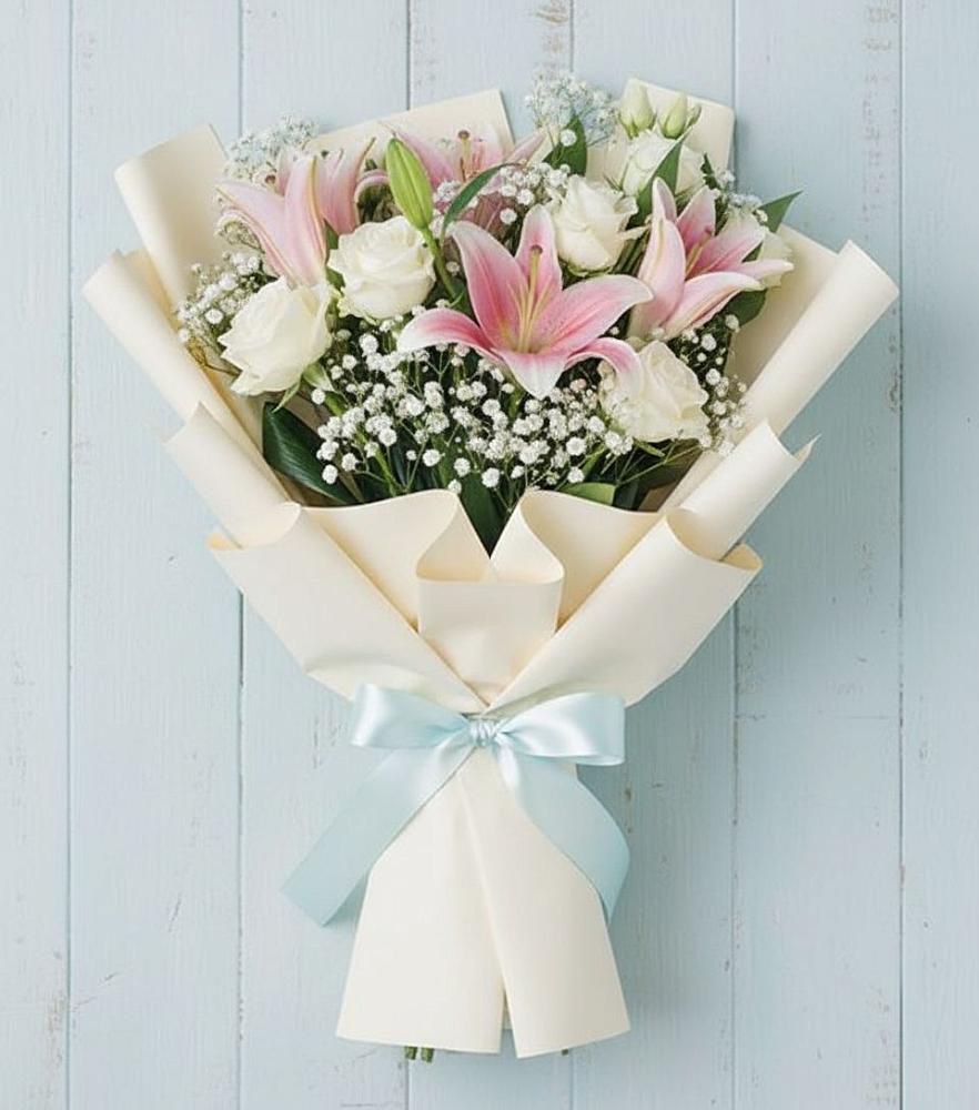 Букет цветов из: Лилии в Нюксенице