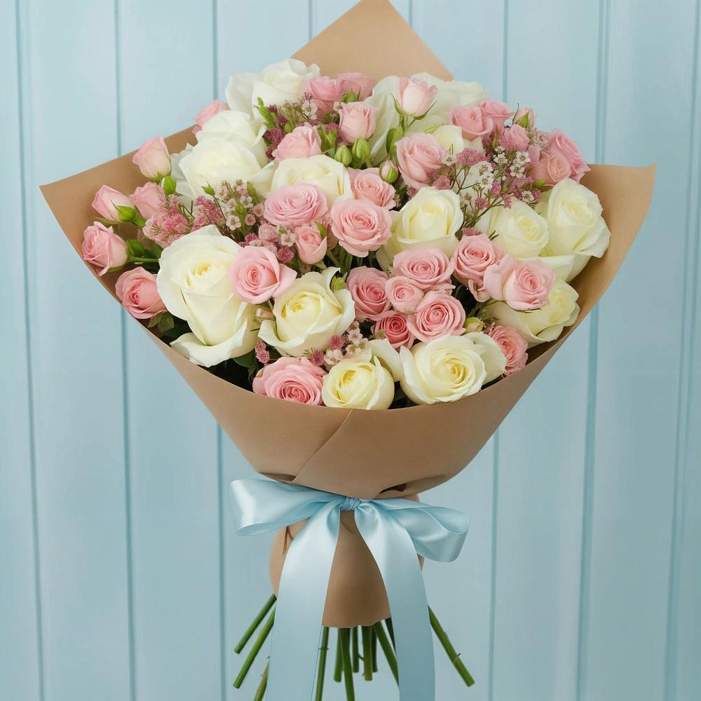 Букет цветов из: Розы в Нюксенице