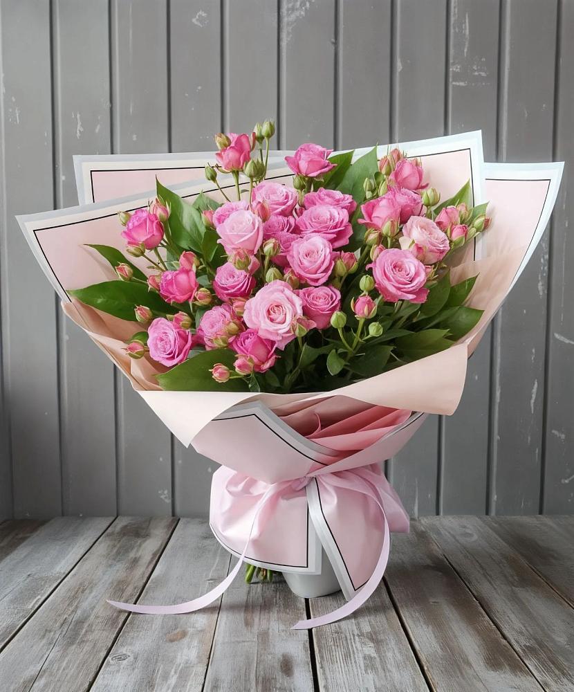 Букет Розовый кустик в Нюксенице