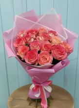 Букет 15 Розовых роз Равель в Нюксенице
