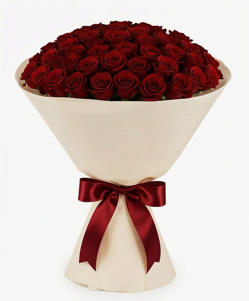 Букет 101 Бордовая роза Блэк Бакарра в Нюксенице