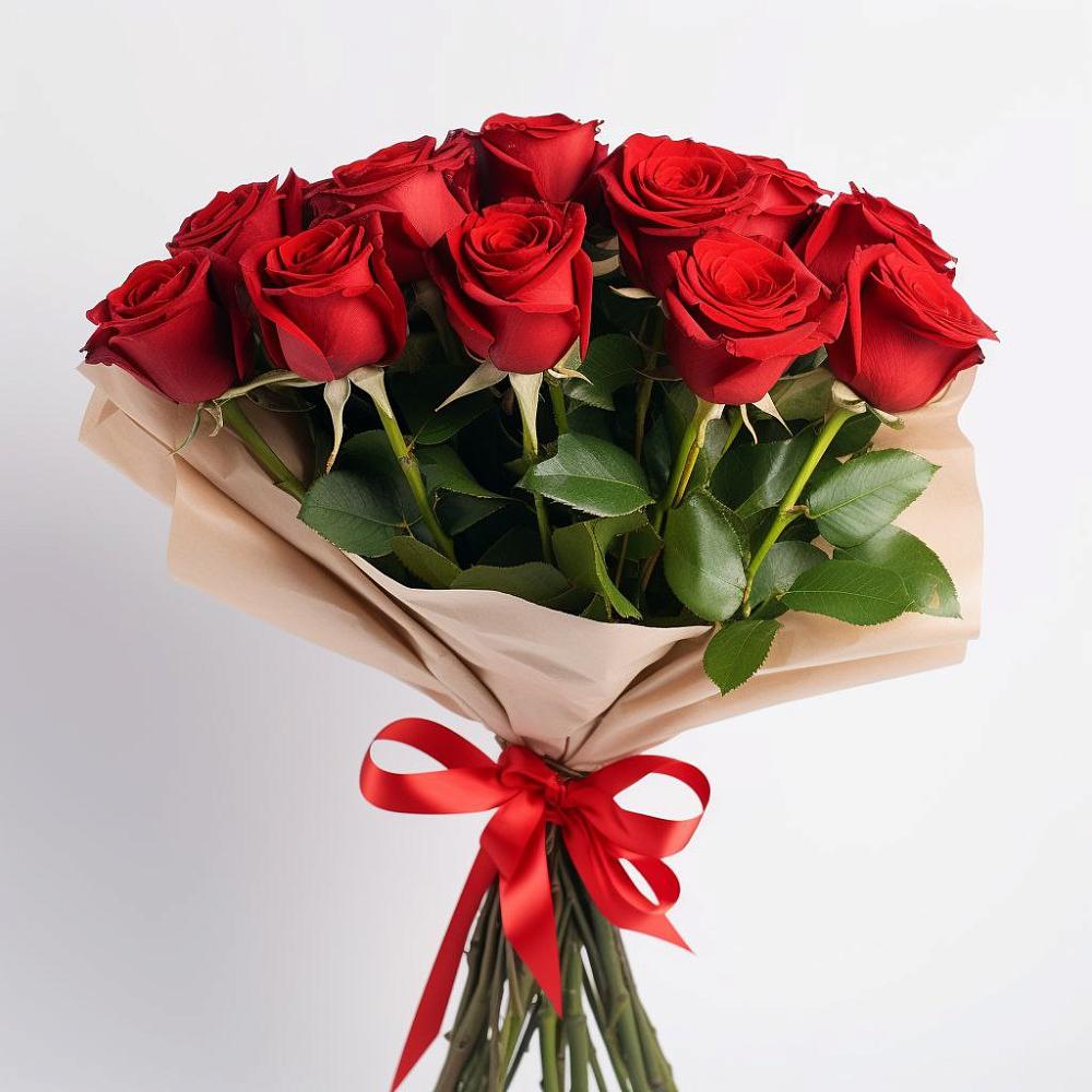 Букет 11 Красных роз Эдлесс Лав в Нюксенице